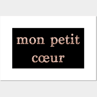 mon petit cœur - French quote Posters and Art